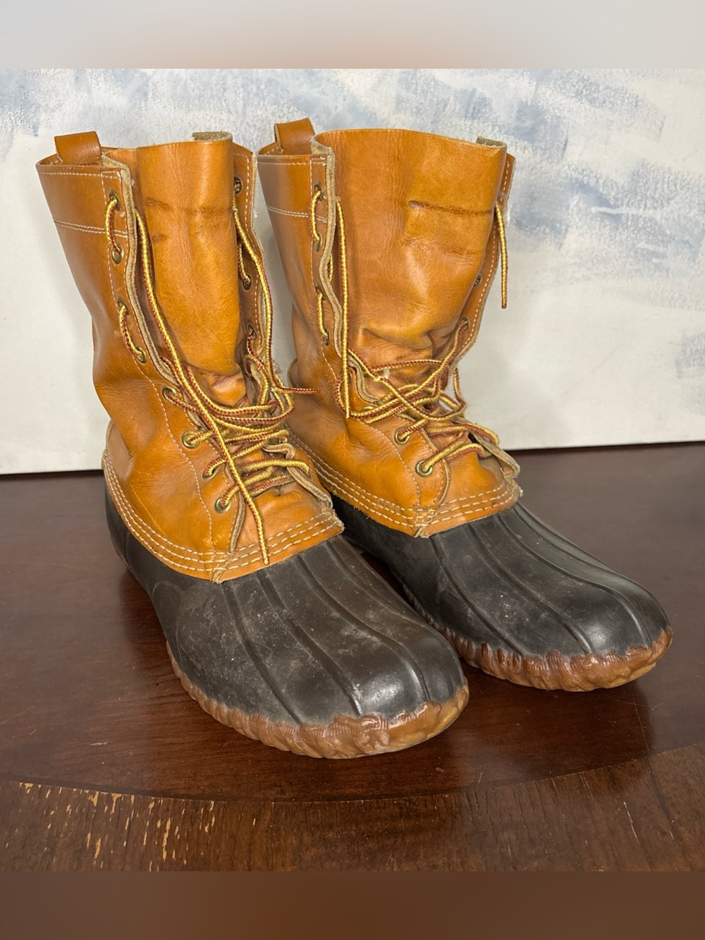 Vintage LL Bean Maine Hunting Shoe Men’s 9 M 10” Hunting Duck Boots Made In USA